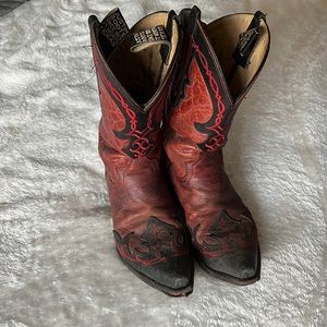 Red Western Boots